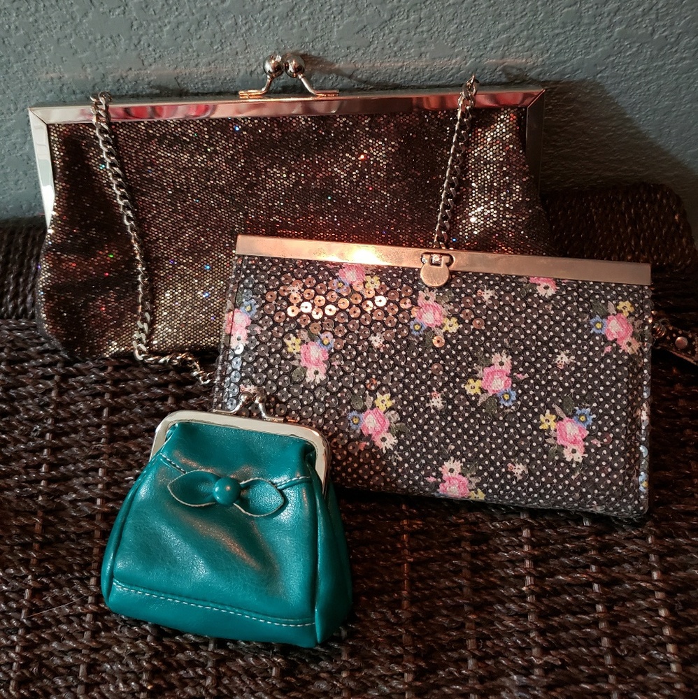 Wristlet, Shoulder Bag, and Coin Purse